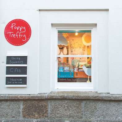 Poppy Treffry shop window