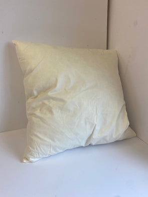 Duck feather natural cushion pad 18 x 18 inch