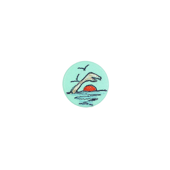swimmer - pretty badge