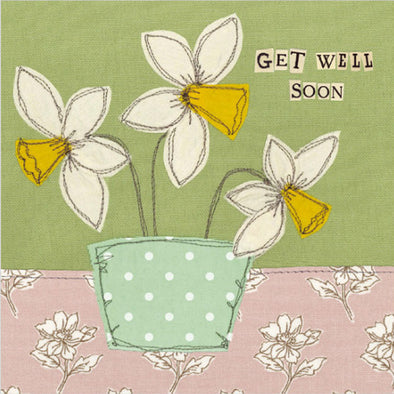 daffodil get well soon card