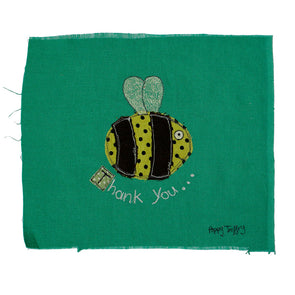 buzzy bee original embroidery (unframed)