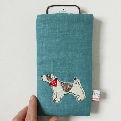 little dog - phone/glasses case