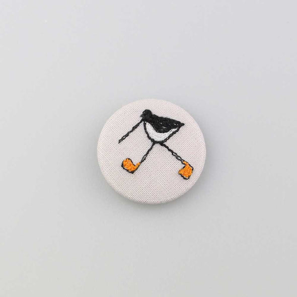 oyster catcher - pretty badge