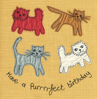 Purrrrfect Birthday card