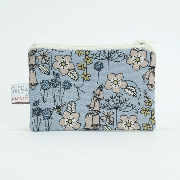 wild flowers small coin purse