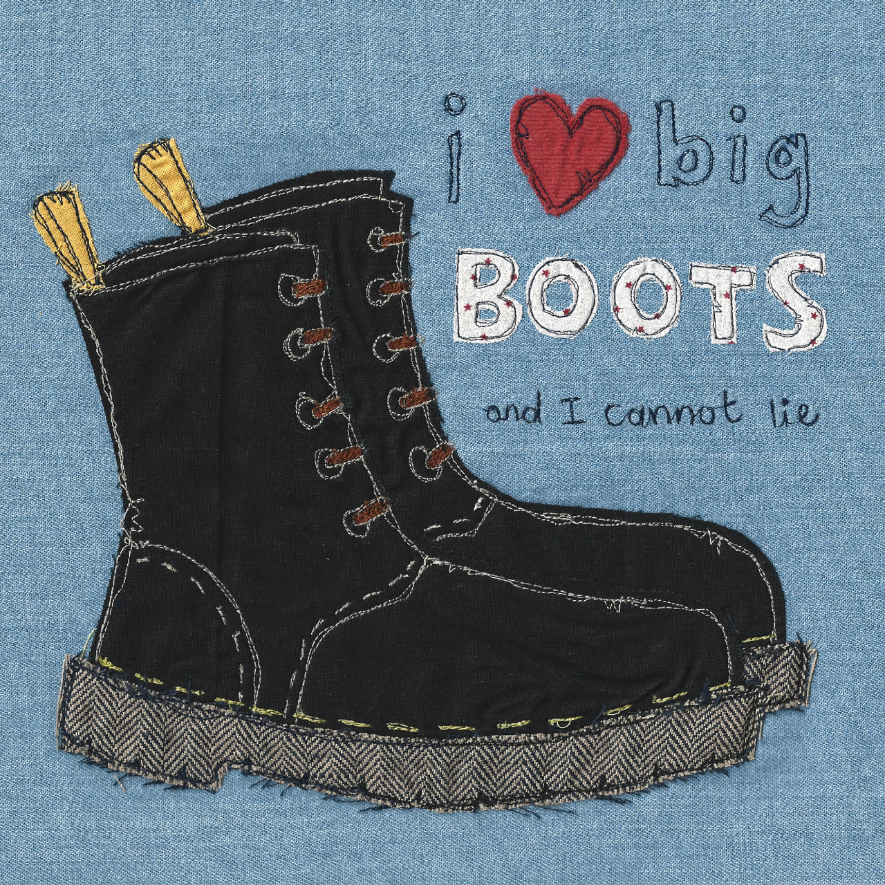 I love big boots card
