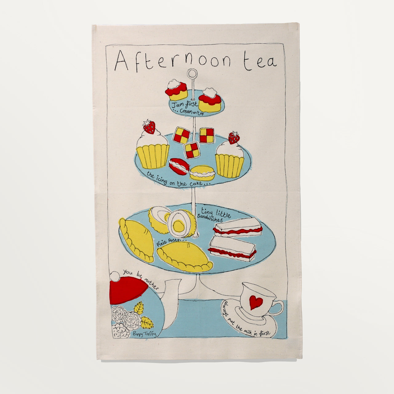 tea time tea towel
