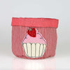 cupcake mini art pot