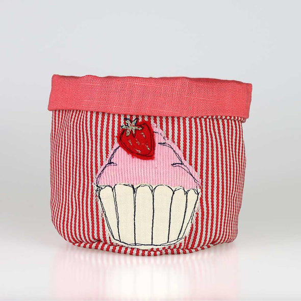 cupcake mini art pot