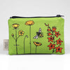 Wild flowers picture print medium coin purse