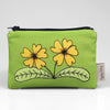 Wild flowers picture print medium coin purse