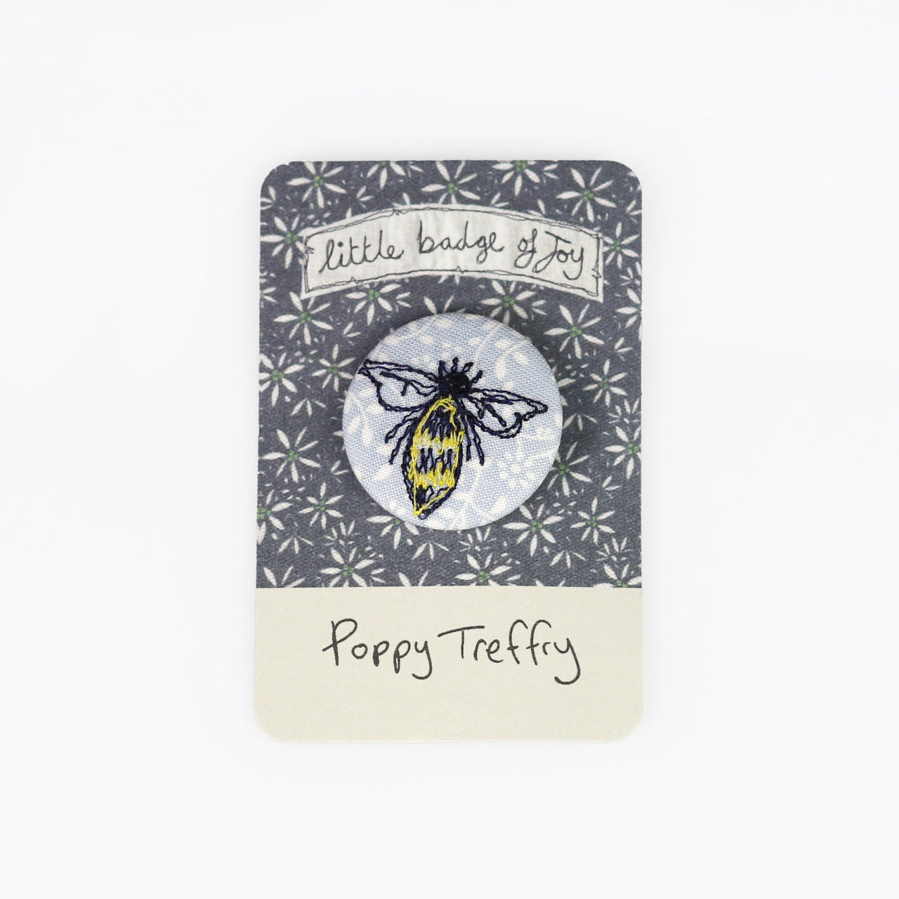 honey bee pretty badge