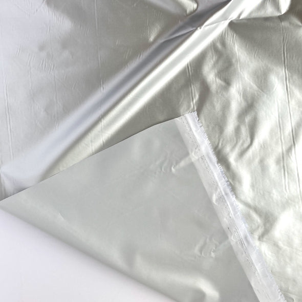 silver backed fabric (waterproof, food safe)