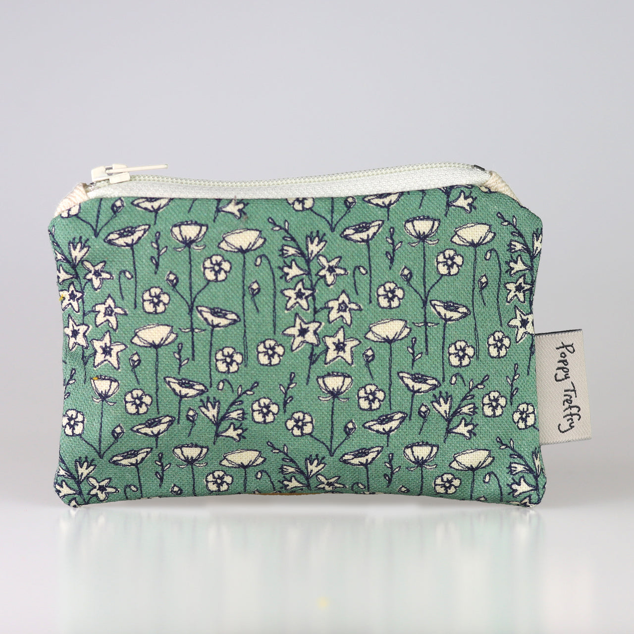 Meadow flowers small coin purse