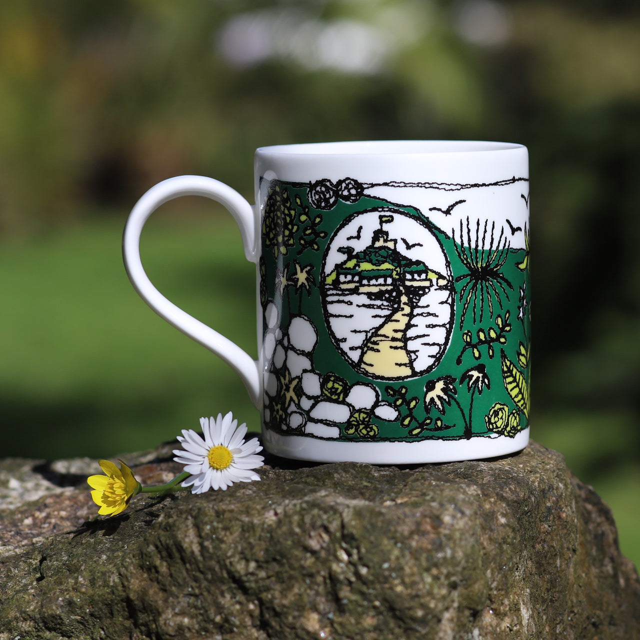 St Michaels Mount Gardens mug