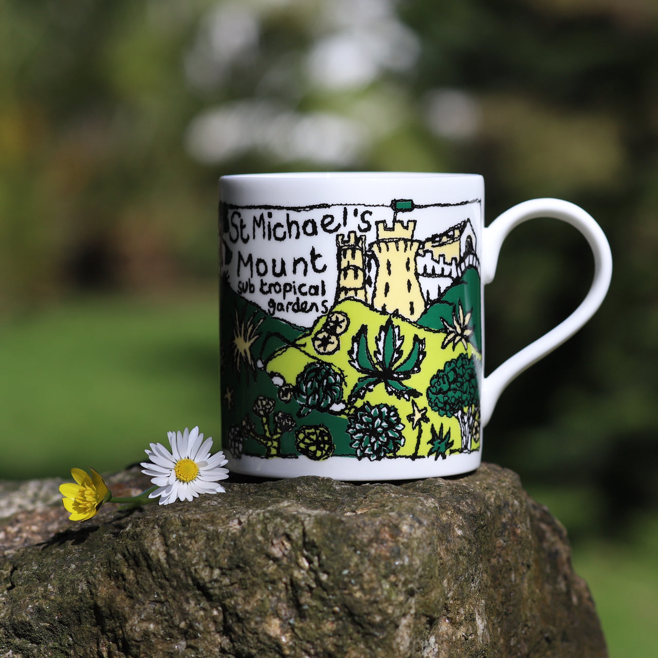 St Michaels Mount Gardens mug