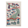 Christmas time tea towel