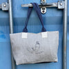 Zennor Zip Tote - freehand embroidery project