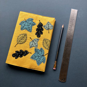 Autumn leaves note book cover