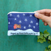 Snowman printed coin purse