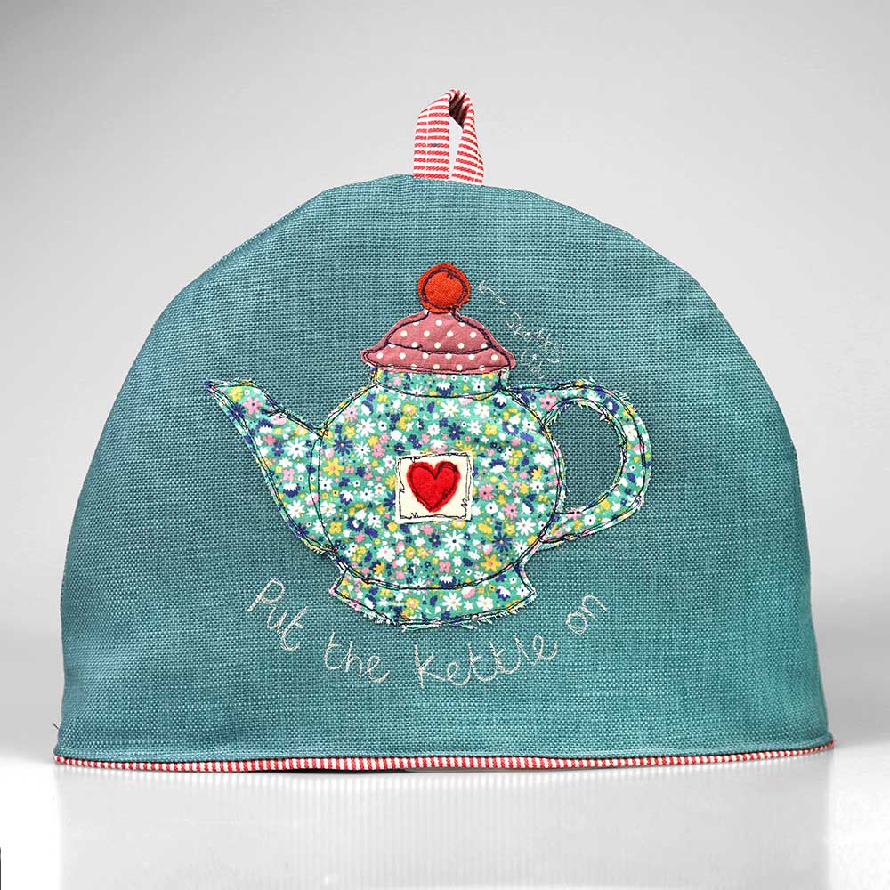 fancy teapot large tea cosy