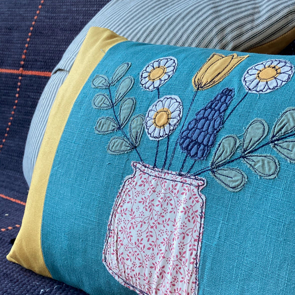 Favourite flower panel cushion