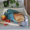 garden birds organic canvas bread wrap