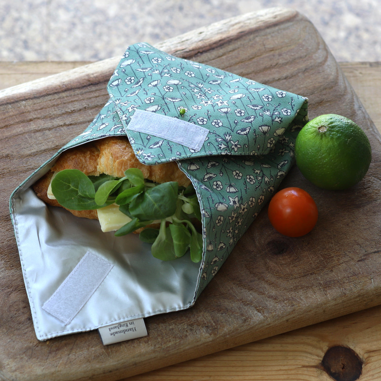 Meadow flowers sandwich wrap