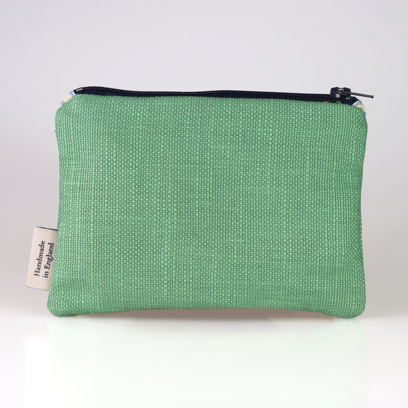 Needle and thread embroidered coin purse