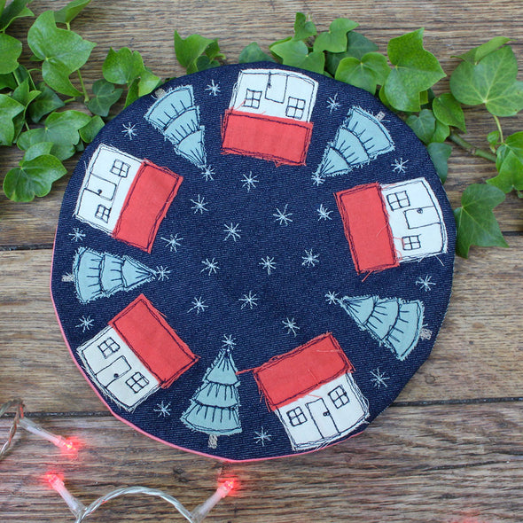 Round the Houses clutch bag