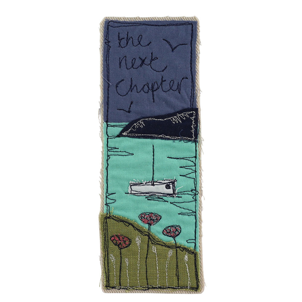 sea pinks bookmark