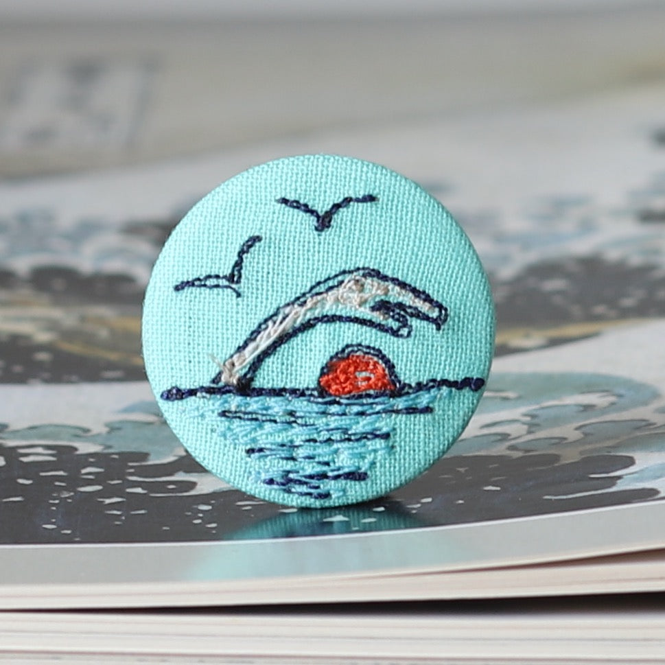 swimmer - pretty badge