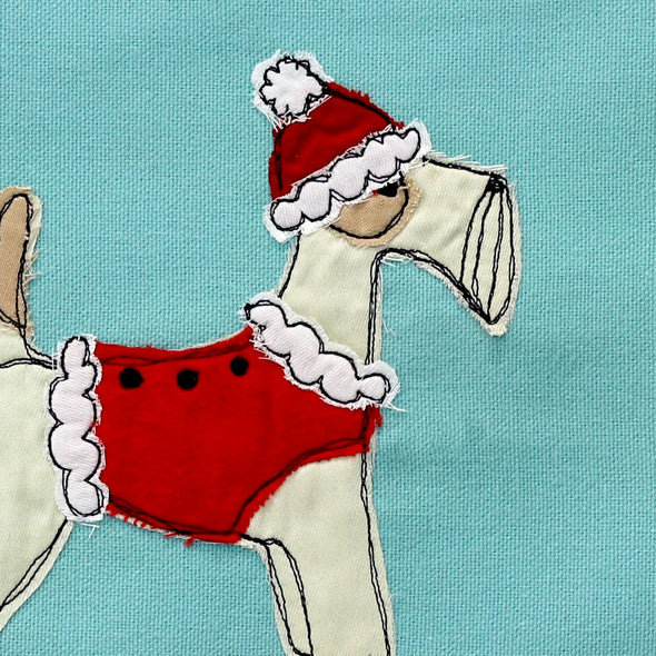 Festive fox terrier
