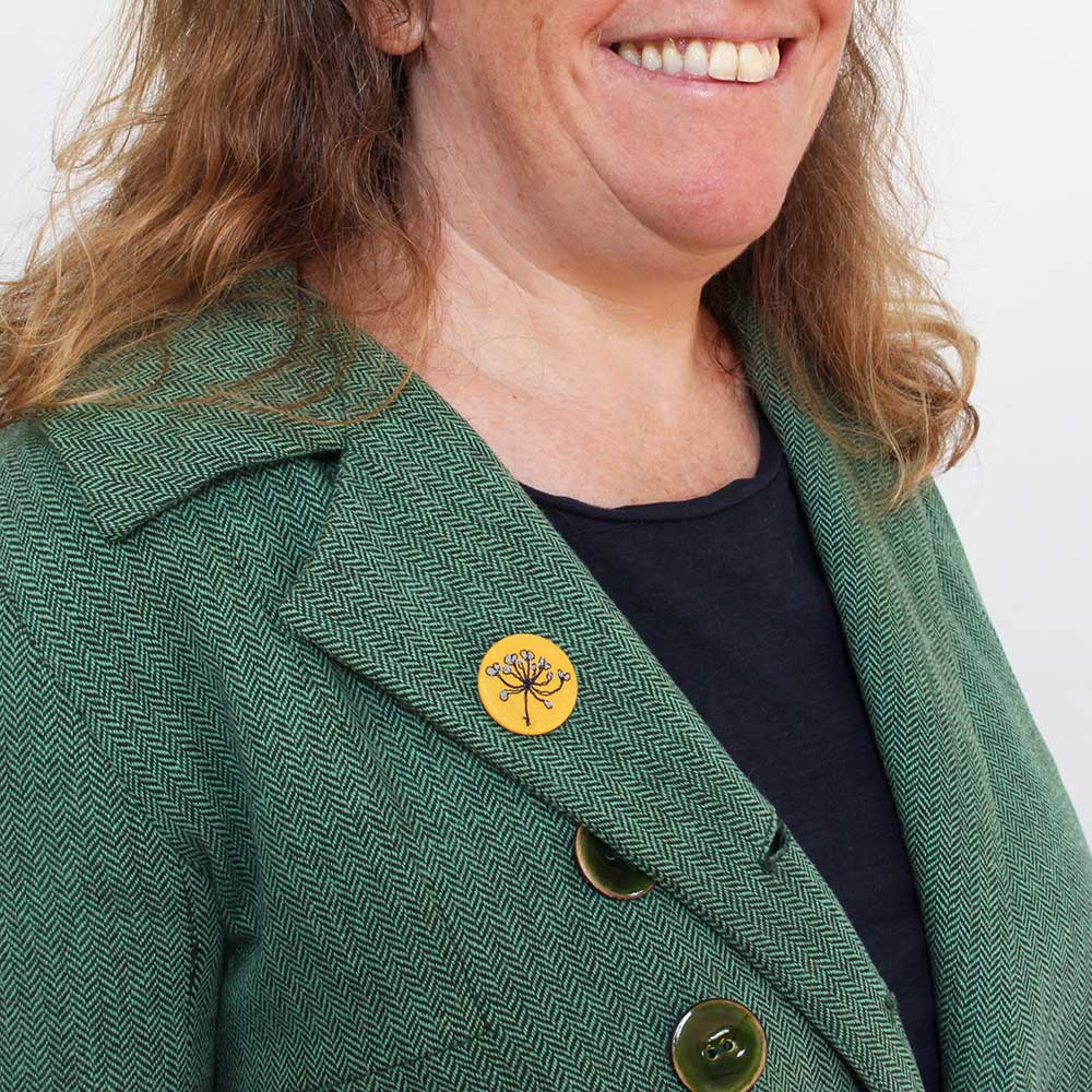 Agapanthus - pretty badge