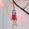 bathing beauty dingly dangly Christmas decoration