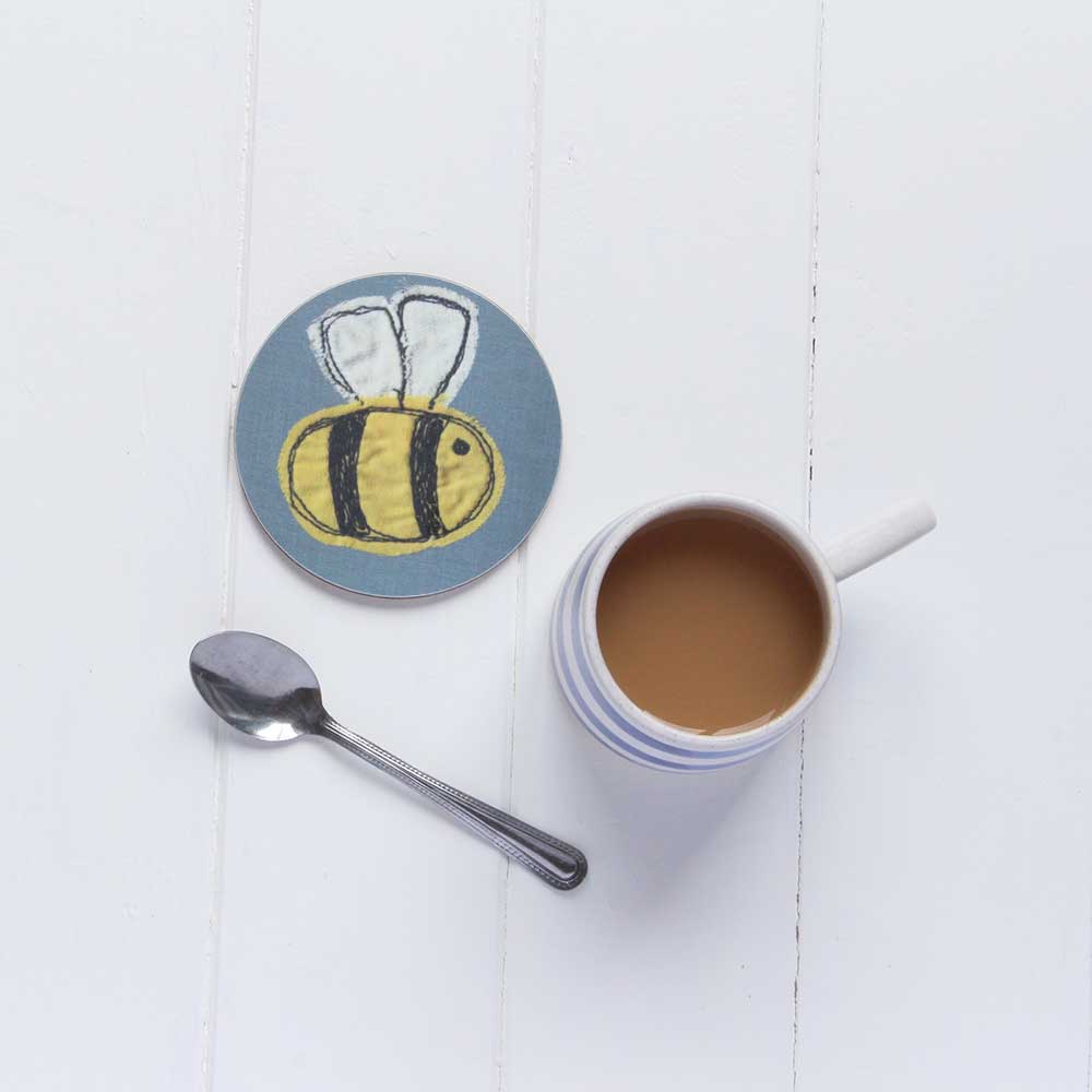 bee - individual coaster