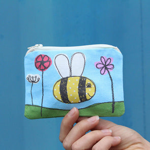 busy little bee coin purse sewing project