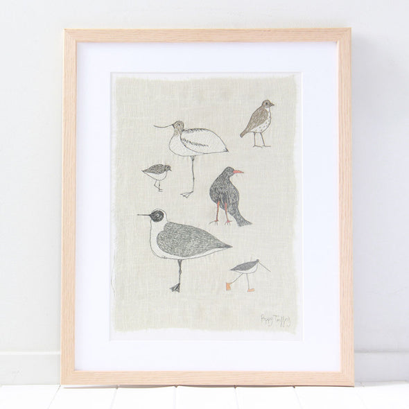 Cornish birds - A3 print