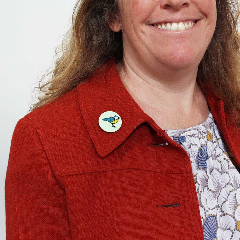 bluetit - pretty badge