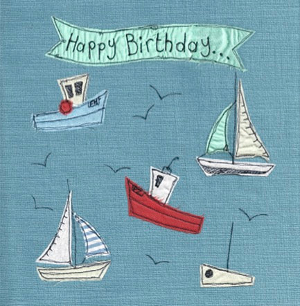 boaty birthday card