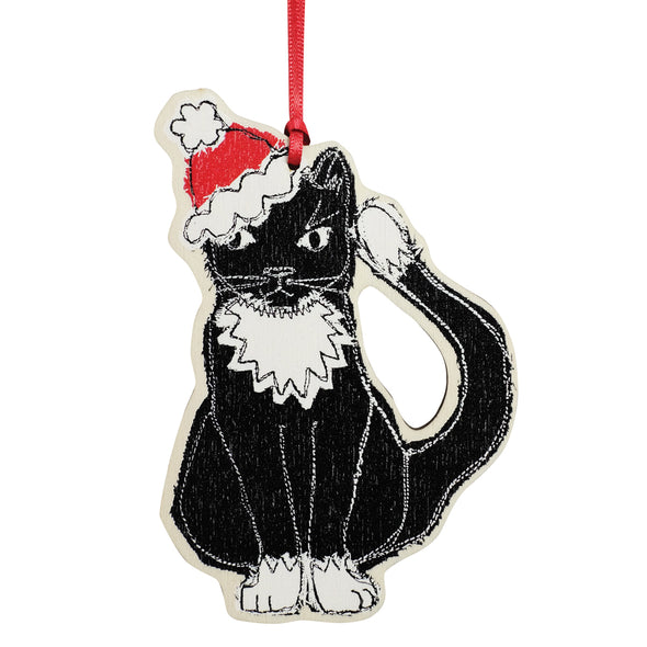 cat dingly dangly Christmas decoration