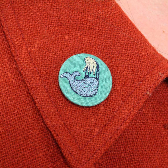mermaid - pretty badge
