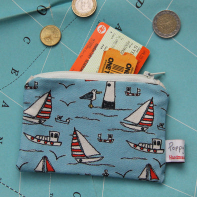 seaside small coin purse