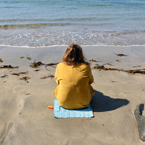 seaside mini dry mat at the seaside